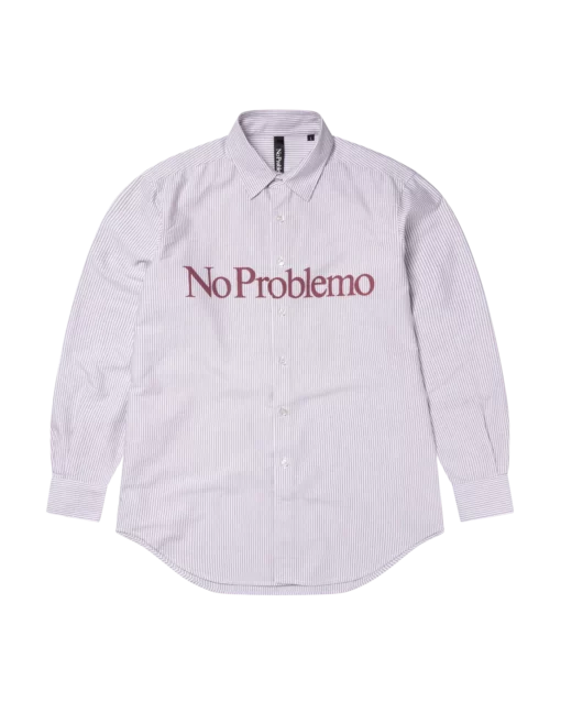 NO PROBLEMO Camicia Oxford Righe