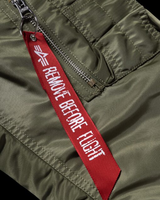 NO PROBLEMO X ALPHA INDUSTRIES  Bomber MA-1 Green