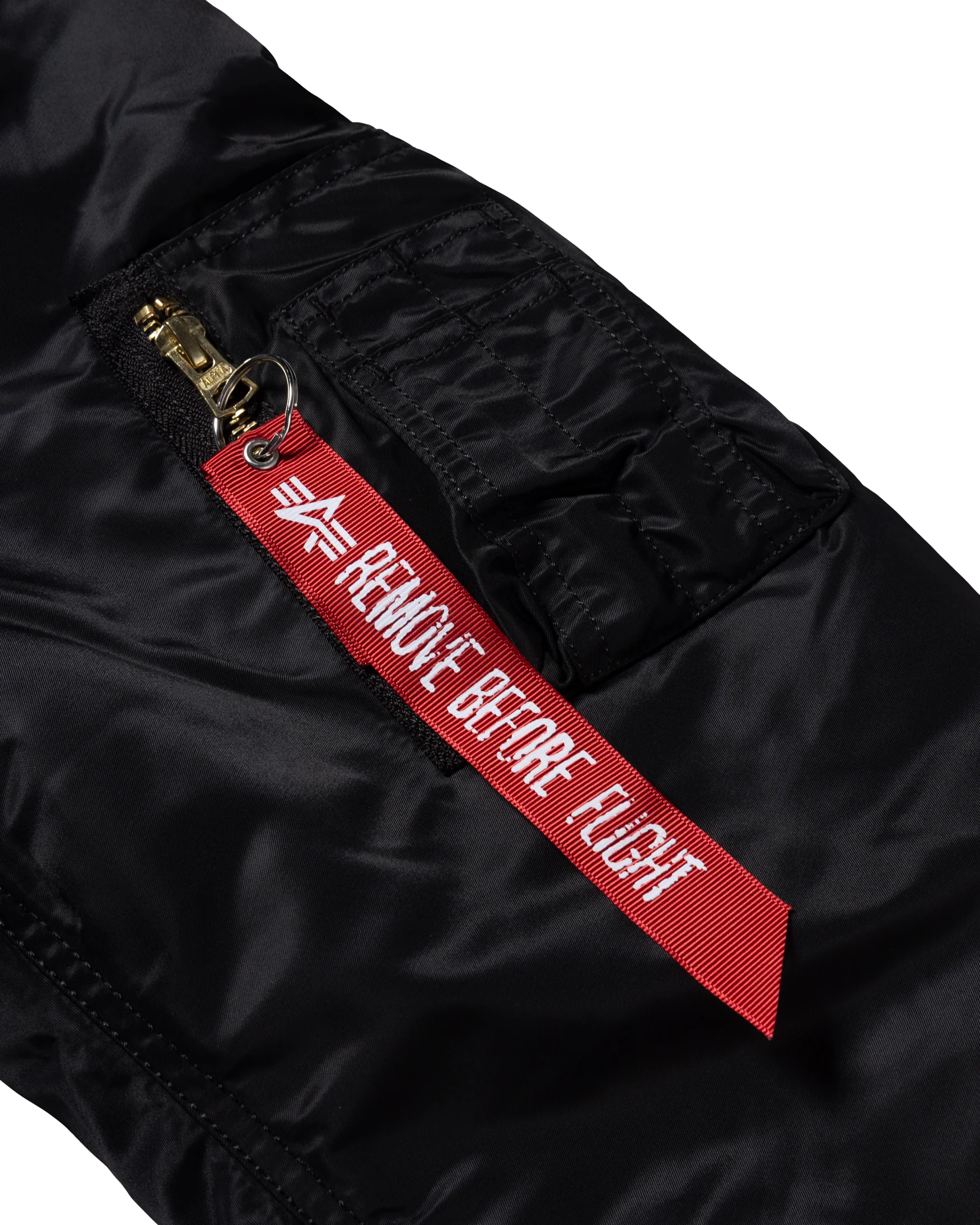NO PROBLEMO X ALPHA INDUSTRIES  Bomber MA-1 Black