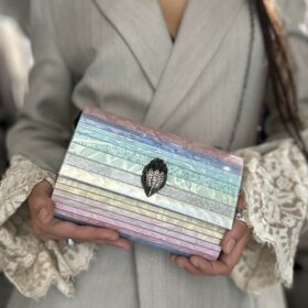 KURT GEIGER Party Eagle Clutch Blue Pal C