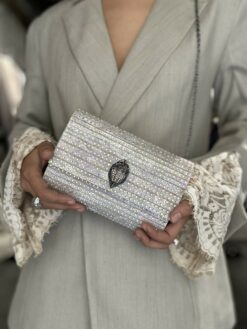 KURT GEIGER Party Eagle Clutch Bone Comb