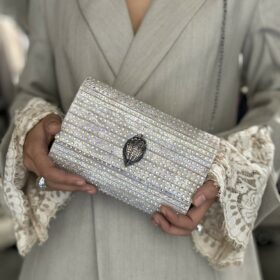 KURT GEIGER Party Eagle Clutch Bone Comb