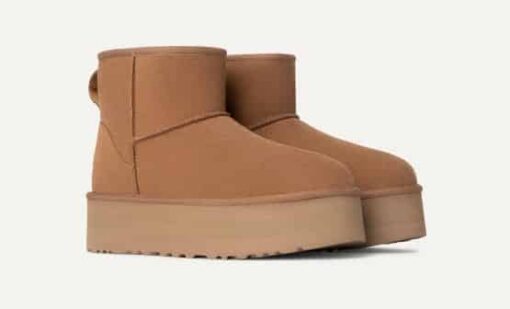 UGG CLASSIC MINI PLATFORM Chestnut