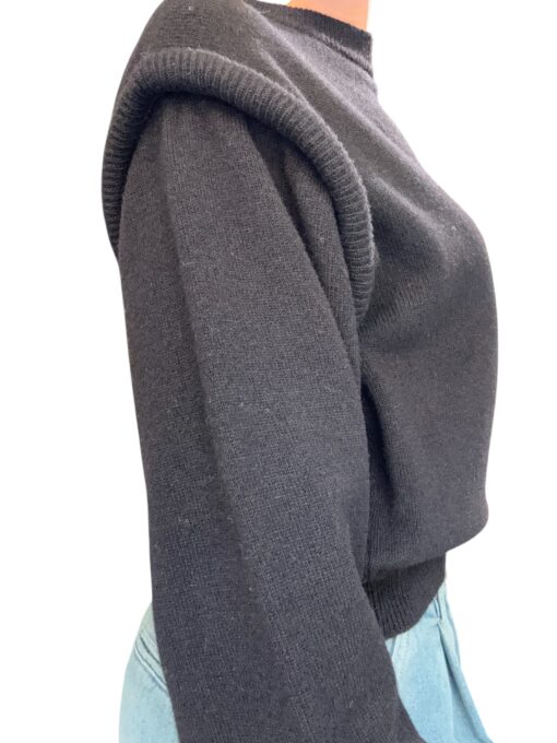 SO ALLURE Pullover girocollo misto lana dettaglio giromanica in rilievo