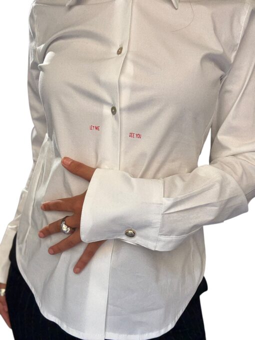 MERCI camicia slim fit bianca