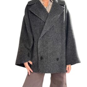 SO ALLURE Cappotto Taglio Corto Lava
