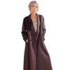 SO ALLURE Cappotto Taglio Lungo Fondente