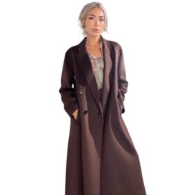 SO ALLURE Cappotto Taglio Lungo Fondente