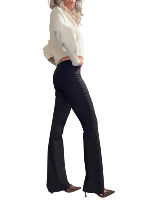 TENSIONE IN Pantalone zampa nero