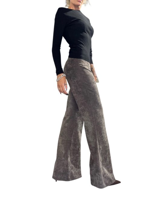 SO ALLURE Pantalone Flare Millerighe Fondente