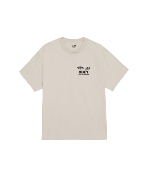 OBEY T-SHIRT FACE OF SUBVERSION Cream