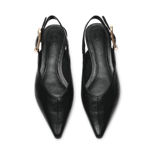 STEVE MADDEN Sianna sling back pelle nero