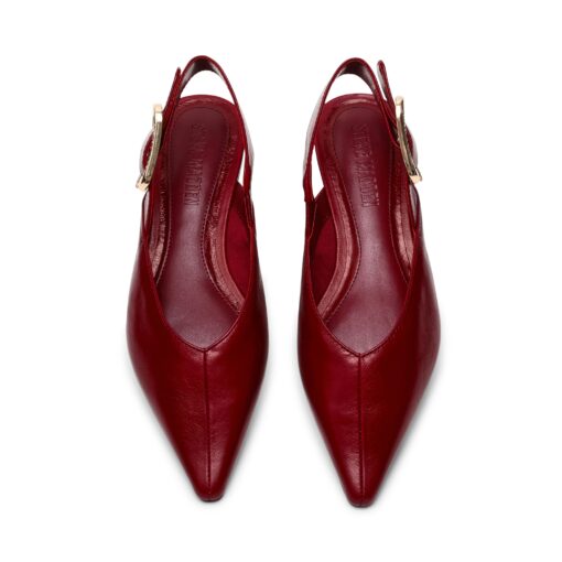 STEVE MADDEN Sianna sling back pelle wine