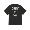 OBEY T-SHIRT OBEY HAS A POSSE Pigment Dusty Black