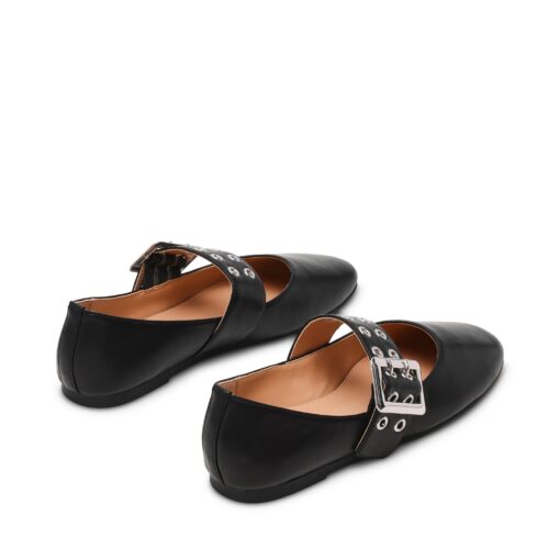 STEVE MADDEN Atlantica ballerina nera in pelle