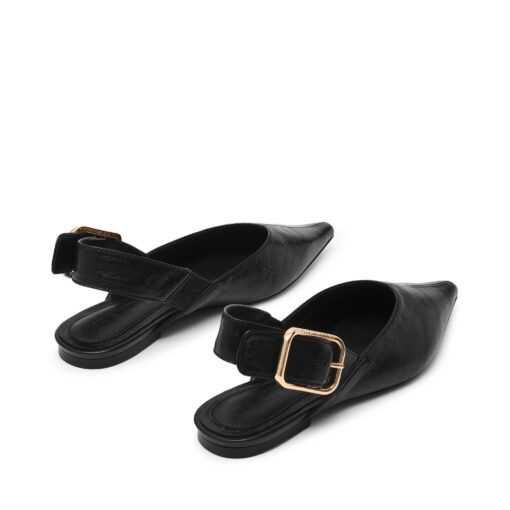 STEVE MADDEN Sianna sling back pelle nero