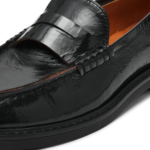 STEVE MADDEN Adison mocassino nero vernice