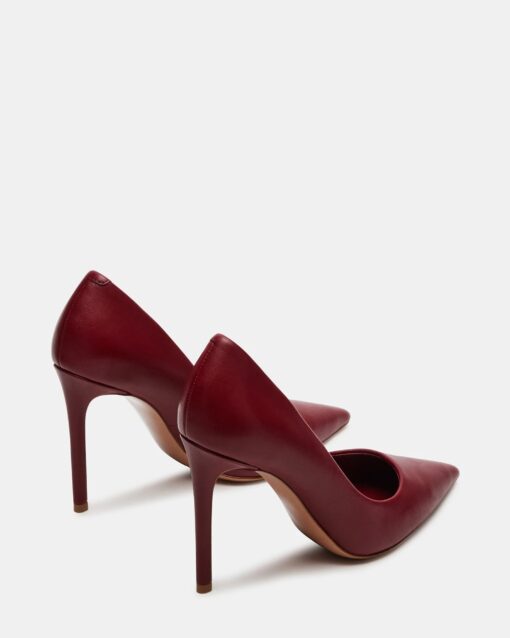 STEVE MADDEN Thrive décolleté pelle wine