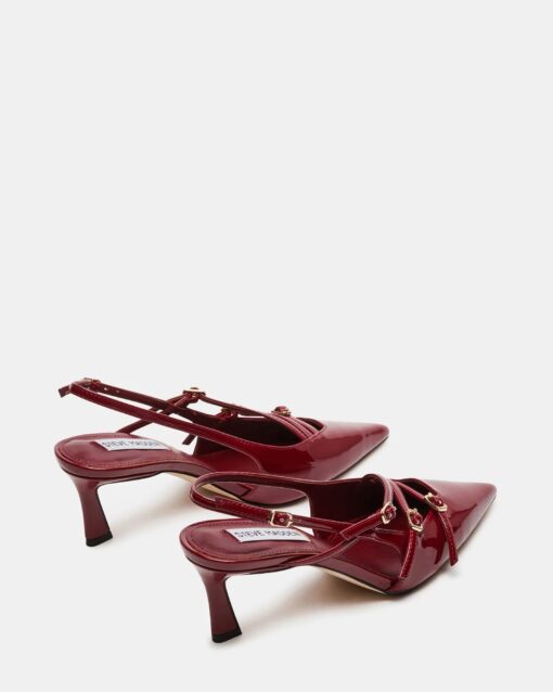 STEVE MADDEN Liana décolleté vernice wine