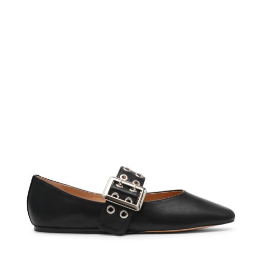 STEVE MADDEN Atlantica ballerina nera in pelle