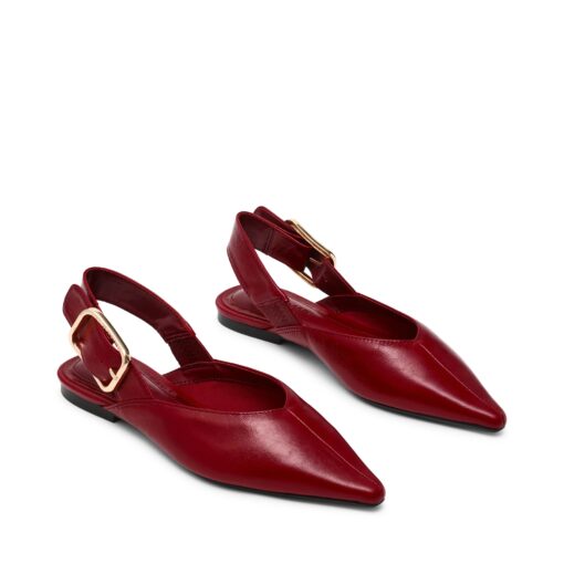 STEVE MADDEN Sianna sling back pelle wine