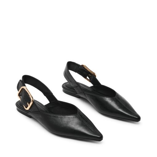 STEVE MADDEN Sianna sling back pelle nero