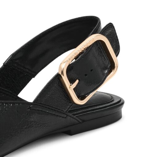 STEVE MADDEN Sianna sling back pelle nero