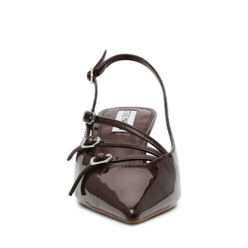 STEVE MADDEN Liana décolleté vernice coffee