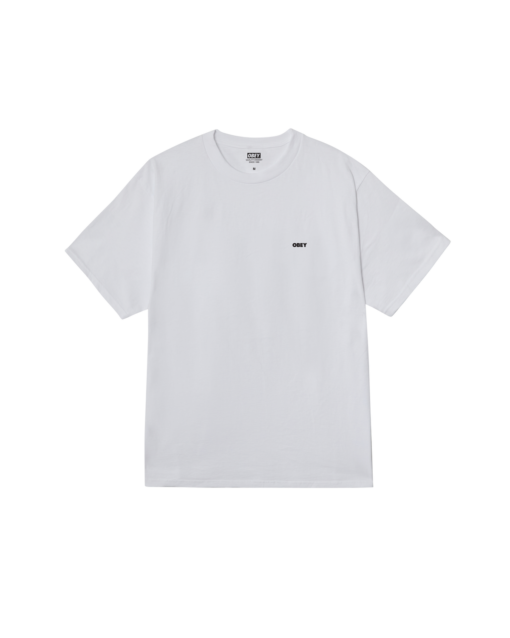 OBEY T-SHIRT SOUND E RESISTANCE BIRD WHITE