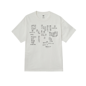 OBEY T-SHIRT Studios Stamp PIGMENT VINTAGE WHITE