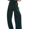 MERCI Pantalone palazzo in jersey forest
