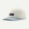 PATAGONIA P-6 Label Trad Cap Birch White Fleck Blue