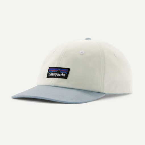 PATAGONIA P-6 Label Trad Cap Birch White Fleck Blue