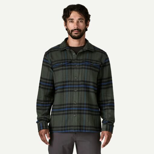 PATAGONIA Men’s Fjord Flannel Shirt Catch: Old Growth Green