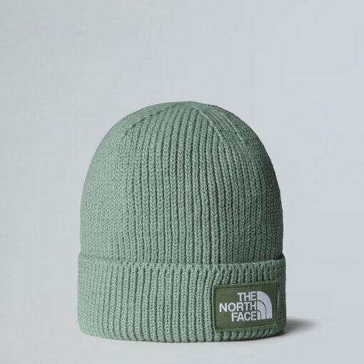 THE NORTH FACE Berretto con risvolto e logo box TNF Slate Moss-Bark Mist