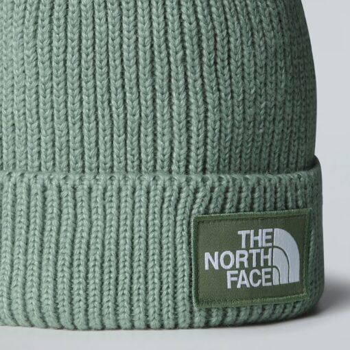 THE NORTH FACE Berretto con risvolto e logo box TNF Slate Moss-Bark Mist
