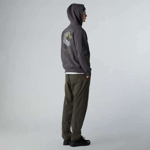 THE NORTH FACE Felpa con cappuccio Connect Relaxed Graphic Anthracite Grey