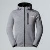 THE NORTH FACE Pile Mountain Athletics con cappuccio e cerniera integrale TNF Pale Grey Heather-Meld Grey