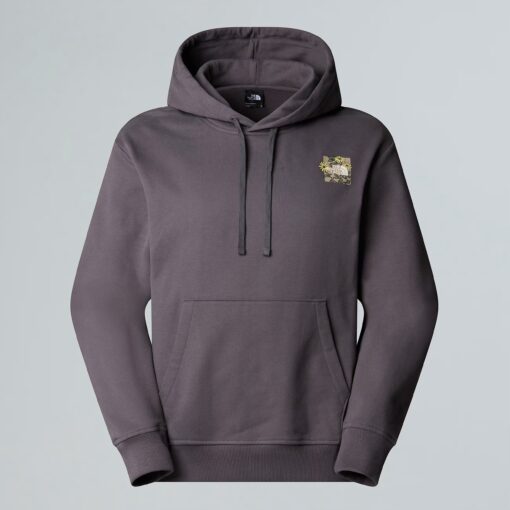 THE NORTH FACE Felpa con cappuccio Connect Relaxed Graphic Anthracite Grey