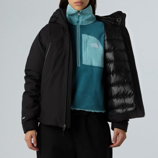 THE NORTH FACE Giacca in piumino con cappuccio Mountain Range da donna TNF Black