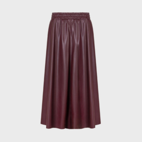 Sandro Ferrone Gonna mezza ruota in ecopelle