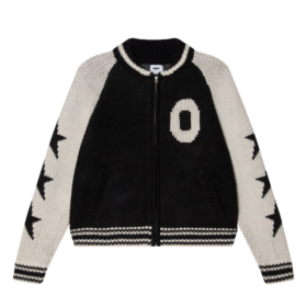 OBEY Maglia con Zip INT. COWICHAN SWEATER Black