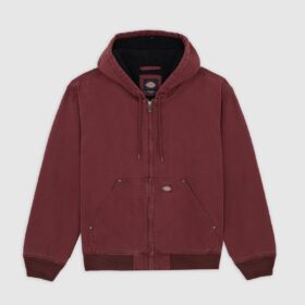 DICKIES Giacca canvas con cappuccio Hilham Burgundy
