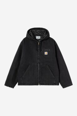 CARHARTT WIP Cleveland Jacket Black Stone Washed