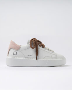 D.A.T.E. SFERA CALF White Pink